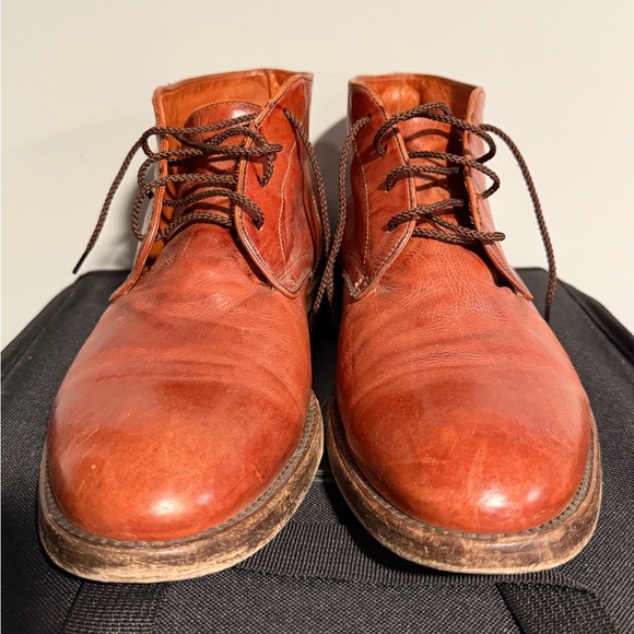 Pre-owned Men's Frye leather cognac Chukka boots, size 10! - Picture 14 of 14